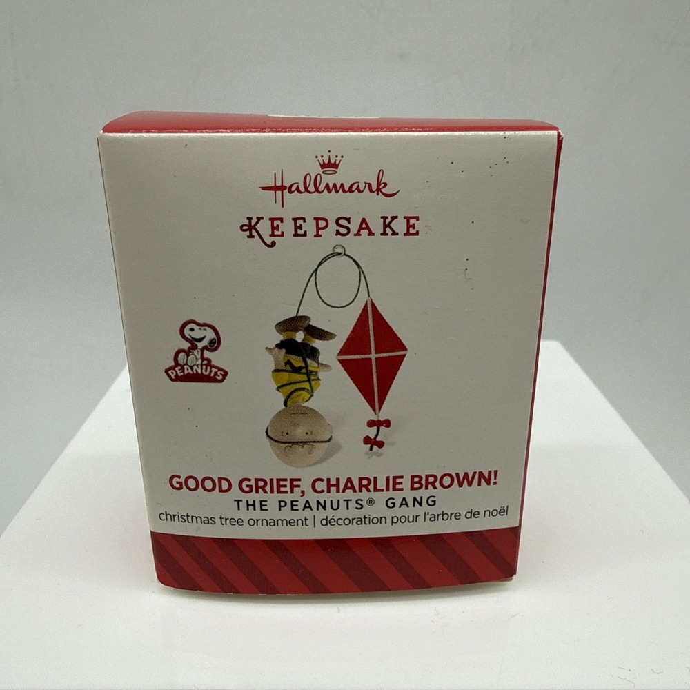 Hallmark Keepsake 2014 "Good Grief, Charlie Brown!" Mini Christmas Tree Ornament
